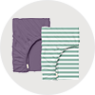 Spannbettlaken Set 90х200