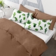 Набір наволочок на подушку 50х70 та 40х60 BROWN / CACTUS