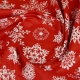 Набір простирадло на резинці 200х200 SNOW RED LILAC
