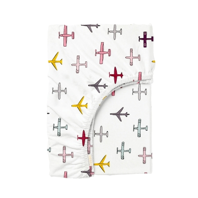 Простирадло на резинці в дитяче ліжечко 70х140 AIRPLANE COLOR