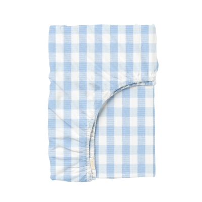 Простирадло на резинці 80х200 BLUE CHECK