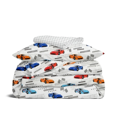 Дитяча постільна білизна в ліжечко RACING CARS CS3