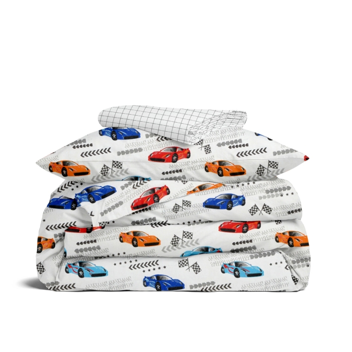 Дитяча постільна білизна в ліжечко RACING CARS CS3