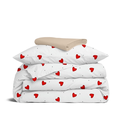 Дитяча постільна білизна в ліжечко CHERRY HEARTS