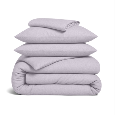 Сімейний комплект фланель з простирадлом на резинці PEARL CS1