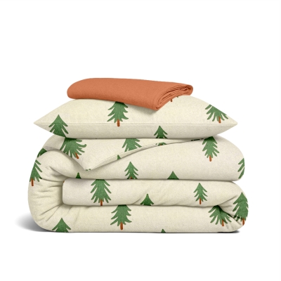 Дитяча постільна білизна фланель в ліжечко PINE FOREST CS1