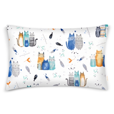 Наволочка на подушку 40х60 HAPPY CATS
