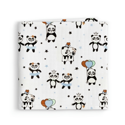 Муслінові пелюшки 75x100 BLUE PANDA