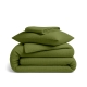 Підліткова постільна білизна муслін з простирадлом на резинці AVOCADO