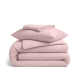 Підліткова постільна білизна муслін з простирадлом на резинці ROSE CS1