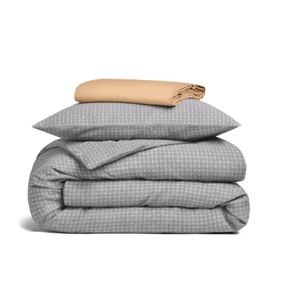 Підліткова преміум постільна білизна з простирадлом на резинці NORDIC WAVE CS7