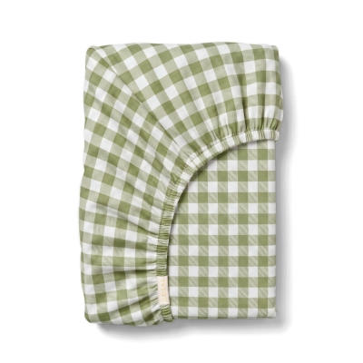 Простирадло на резинці 180х200 OLIVE CHECK