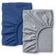 Набір простирадл на резинці з вареної бавовни 140х200 ROYAL TIDE