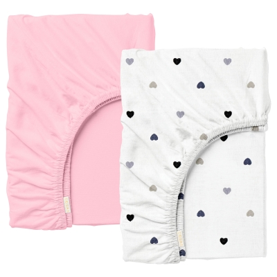 Набір простирадло на резинці 180х200 BABY BLUSH LOVE
