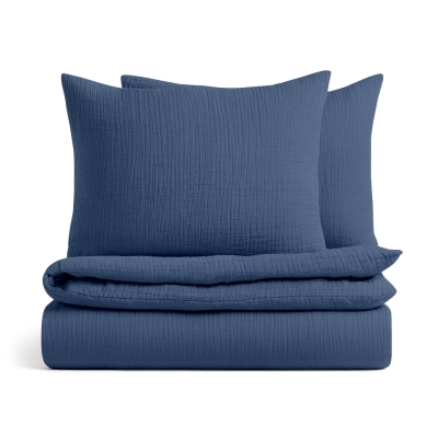 Євро постіль без простирадла муслін DENIM