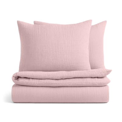 Двоспальний комплект без простирадла муслін ROSE