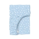 Простирадло на резинці для коляски та люльки 40x80 LIGHT BLUE STARFALL