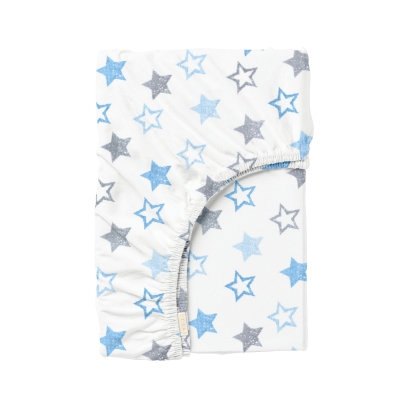 Простирадло на резинці 200x200 GREY STARS