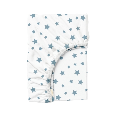 Простирадло на резинці для коляски та люльки 40x80 BLUE STARS