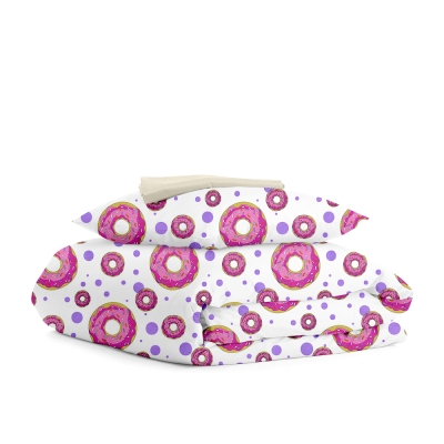 Дитяча постільна білизна в ліжечко SWEET DONUT BEIGE