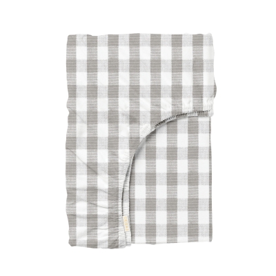 Простирадло на резинці 200x200 TAUPE CHECK