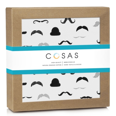 Дитячий непромокаючий наматрацник 60х120 MUSTACHE