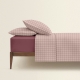 Євро постільна білизна з простирадлом на резинці ROSE GEOMETRY CS7