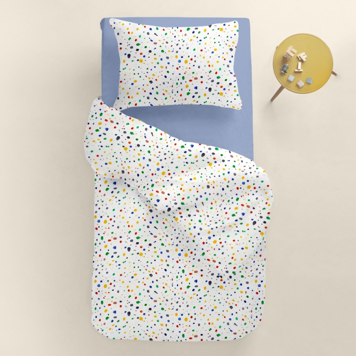 Дитяча постільна білизна в ліжечко DOTS CS5