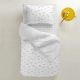 Простирадло на резинці 80х160 GREY DOTS