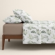 Євро постільна білизна з простирадлом на резинці OLIVE MOOD CS3
