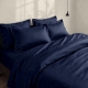 Наволочка Оксфорд 40х60 см із сатину DARK BLUE