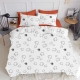 Полуторна постільна білизна SHEEP DARK GREY CS2