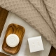 Рушник вафельний 115x100 Beige Greek Waffle