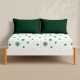 Простирадло на резинці фланель 200х220х30 SNOWFLAKES EVERGREEN
