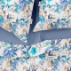 Євро постільна білизна з простирадлом на резинці FLORAL CS2