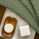 Набір рушників CUBE OLIVE & CUBE WHITE