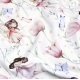 Дитячий непромокаючий наматрацник 60х120 FAIRIES FLOWERS