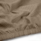 Простирадло на резинці з текстурованої бавовни 200x200x30 ESPRESSO