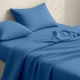 Простирадло на резинці фланель 200х220х25 CLOUD