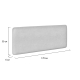 Узголів'я для ліжка BALI Cashmere 55x170 см