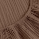 Підліткова постільна білизна муслін з простирадлом на резинці CARAMEL CS1