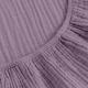 Полуторна постільна білизна муслін з простирадлом на резинці AMETHYST