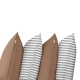 Набір наволочок на подушку 50х70 BROWN / GREY LINE