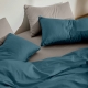 Євро постільна білизна з простирадлом на резинці SKY QUARTZ CS1