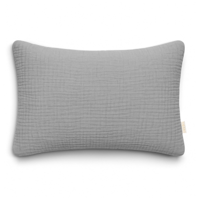 Наволочка муслін на подушку 50х70 GRAPHITE