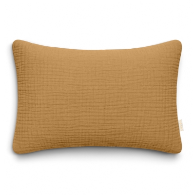 Наволочка муслін на подушку 70х70 MUSTARD