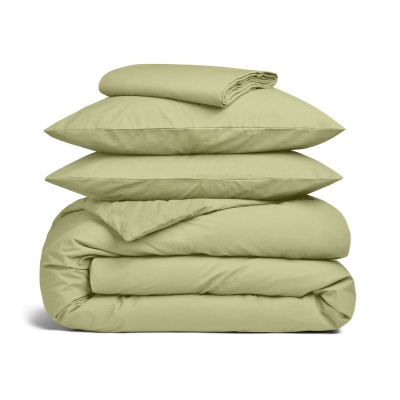 Двоспальна постіль з вареної бавовни OLIVE CS1