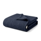 Плед покривало косичка 240х260 Navy Knitted Braid