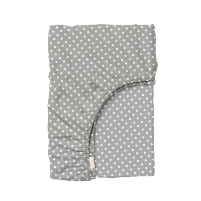 Простирадло на резинці 90x190x25 GREY DOTS