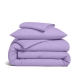 Підліткова постільна білизна фланель з простирадлом на резинці LAVENDER CS2